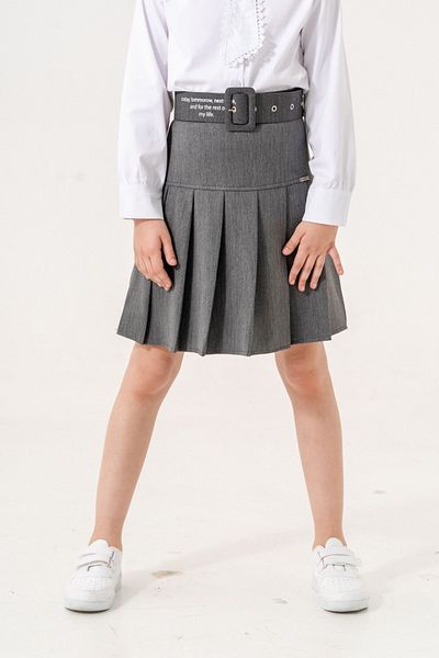 GİYİCEM TEKSTİL Fusta plisată cu curea pentru fete cu pantaloni scurți în interior