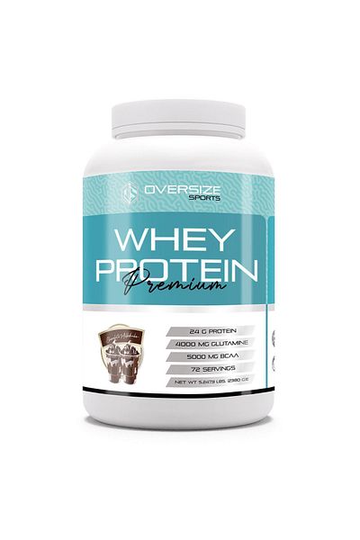 Oversize Sports Whey Protein Premium 2380 Gr 72 Servings Chocolate Milkshake