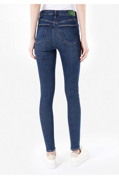 Colin's 759 Lara Skinny Fit Mid Waist Skinny Leg Women's Blue Jean Trousers