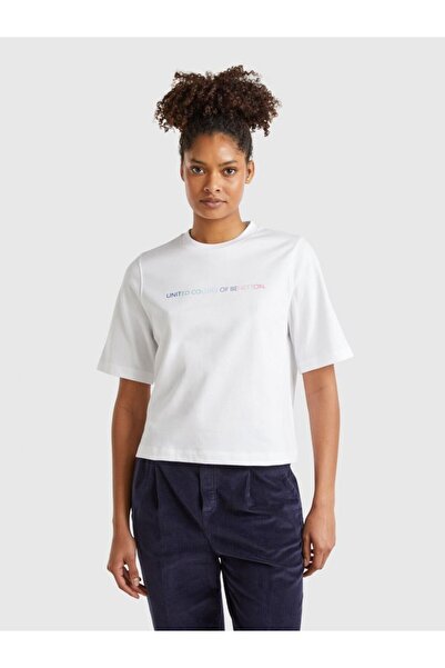 Benetton Women's W Oversize Tshirt