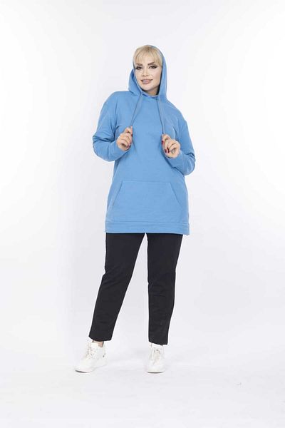 BİrHoşButik Large Size Feminin Trend Sweatshirt