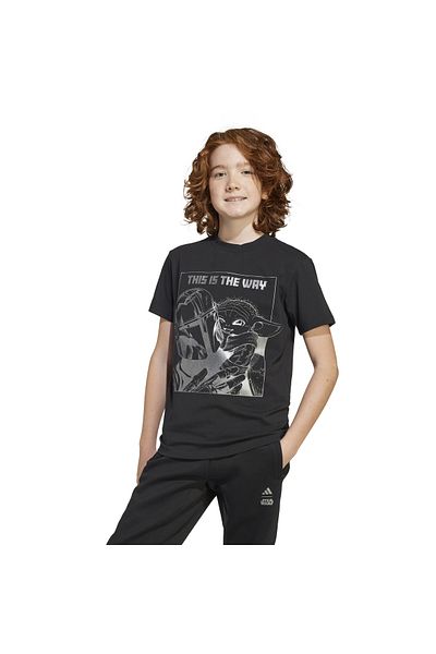 adidas تي شيرت للأطفال برسومات X Star Wars The Mandalorian