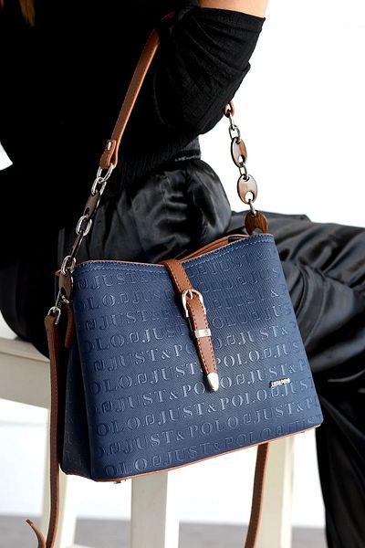POLO CLUB Geantă de umăr cu 4 compartimente pentru femei Lacos Fabric Just Polo