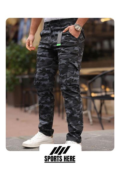 Son Bazar Regular Fit Cargo Pocket Military/Commando Camouflage Patterned Trousers