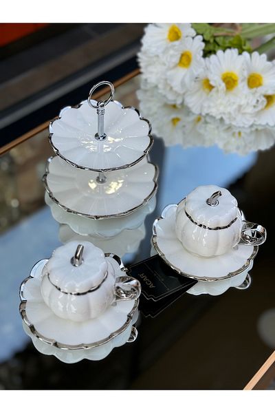 Ulus Home Acar Betty 2 Li Mini Cake and Cup Set