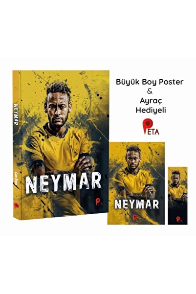 peta kitap Neymar - (poster Ve Ayraç Hediyeli )