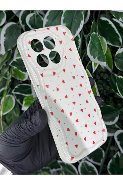 Store POCO X6 PRO UYUMLU MİNİ KALP BASKILI DESENLİ SİLİKON KILIF