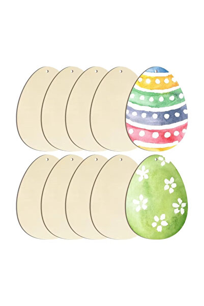 birlazer Boyanabilir Paskalya Yumurtası süsleri delikli Okul Diy Etkinlik Akt...