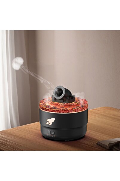 SMAYLİNG Ultrasonik Hava Nemlendirici Buhar Makinesi Ve Aroma Difüzörü Işıklı...