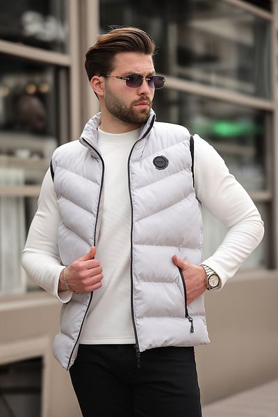 Rogyi Tekstil New Season Men's Black Puffer Vest