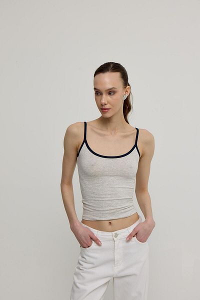 TUBİA Γυναικεία μπλούζα Snow Melange Strappy Crop