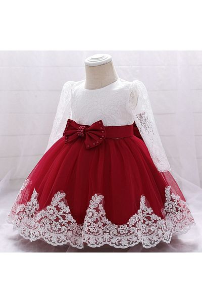 nannie Ines Cherry Princess Dress for Girls - 2-3 years