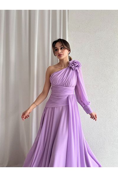 Mooi Butik فستان ليلك مالثا ماكسي 8967