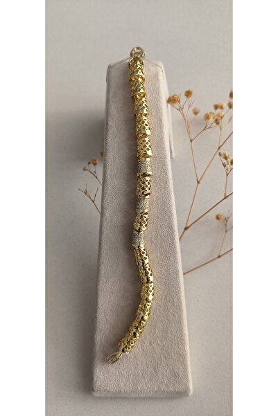 xUPING Vip Paradise Taşlı Model Bileklik Kararmaz 14K Rengindedir 17 +2cm