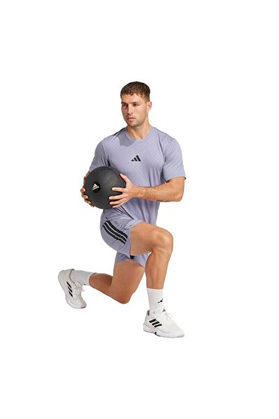 adidas Ανδρικό μπλουζάκι προπόνησης Power 3 Stripes μωβ