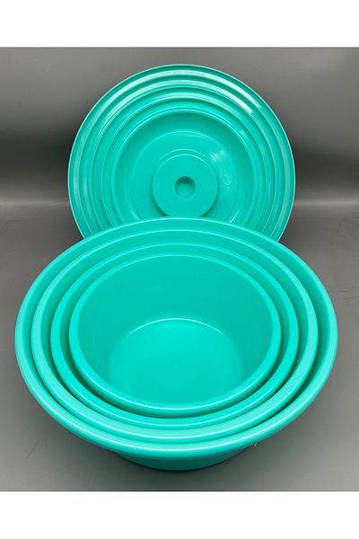 halmak 4-Piece Dough Basin Set with Lid 1St Quality