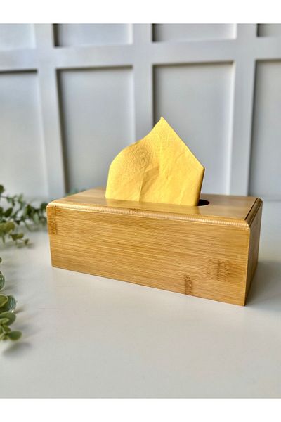 Mottogo Кутия за салфетки от бамбук