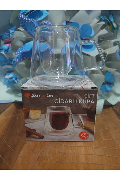 Glass In Love Mug with Wall 100 ml