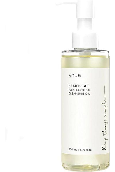 ANUA Korean Heart Leaf Pore Control Cleansing Oil Face Wash, Blackhead & Daily Makeup Remover, (200ml)
