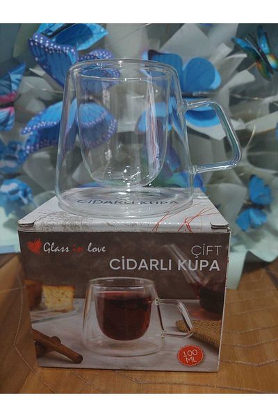 Glass In Love Mug with Wall 100 ml