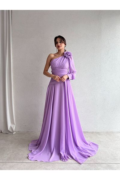 Mooi Butik فستان ليلك مالثا ماكسي 8967
