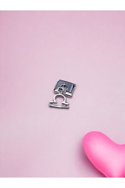 Bluw Jewelry معلقة برج الميزان سحر اللون الفضي