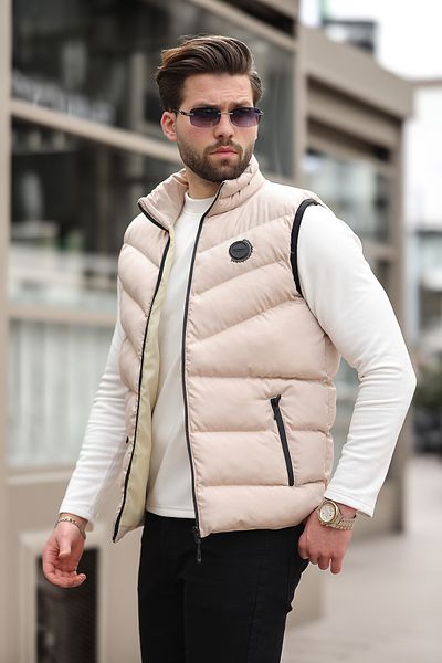 Rogyi Tekstil New Season Men's Black Puffer Vest