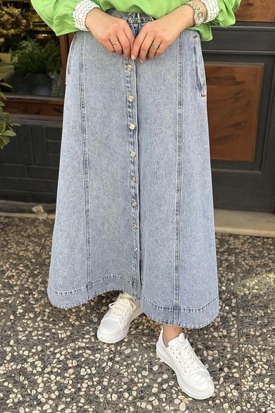Kayra Fusta Denim Ka-b25-12051 Albastru