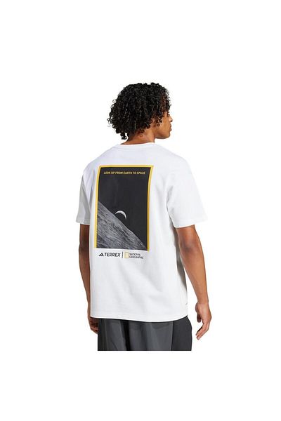 adidas Λευκό ανδρικό μπλουζάκι Ng U Ar B Gfx T Jd5956 Λευκό ανδρικό μπλουζάκι Ng U Ar B Gfx T Jd5956