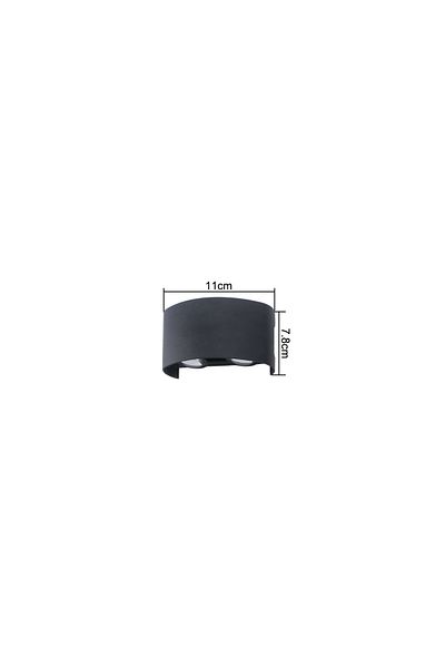 EnwYe 6500k 4w LED Wall Lamp Outdoor IP65 Waterproof Up Down luminous lighting Indoor Stair Garden Sconce