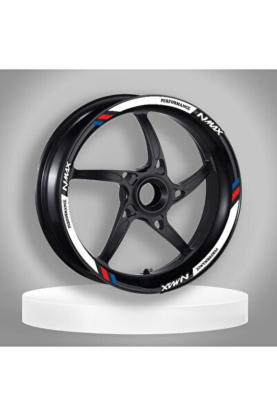 Gogo Yamaha N MAX MPower Beyaz Jant Şeridi 022