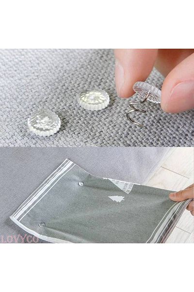 LOVYCO 8 Pieces Multi-Purpose Sheet, Cover Holder, Stabilizer, Non-Slip Duvet Cover Organizer Button