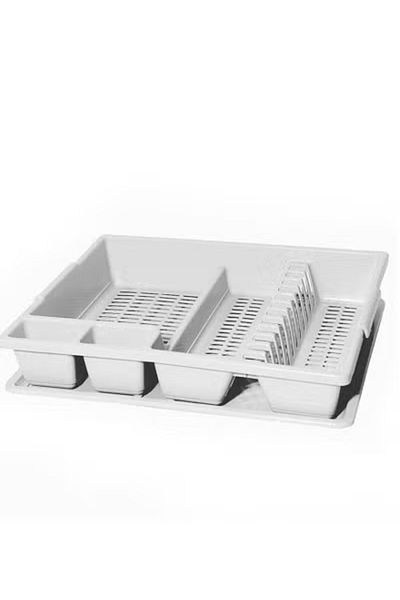 co arma White dish rack with tray