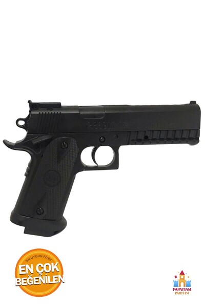 PapatyamPartiEvi Tabanca Oyuncakları: Boncuk Atan Tabanca - Hedef Vurma Deneyimi