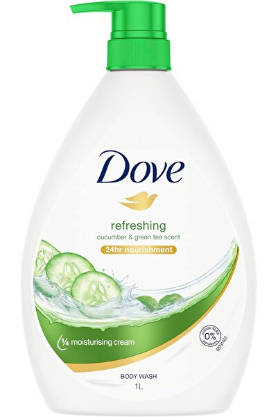 Dove غسول الجسم جو فريش تاتش برائحة الخيار والشاي الأخضر 1000 مل