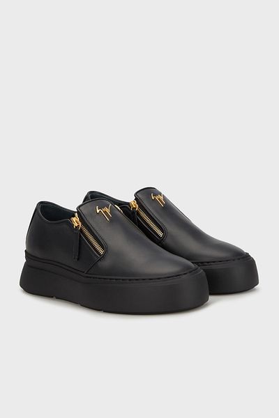 Giuseppe zanotti Genuine Leather Sneaker Men's Shoes Thick Sole (Eu40010)