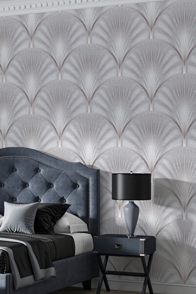 dreamwall Yaprak Desenli Silinebilir Sağlıklı Tekstil Duvar Kağıdı