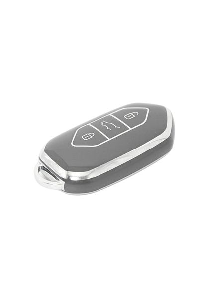 GMA KEYS T10X 3 Keys Smart Nano Protection Key Case - Grey-Silver (Silver) - High Quality