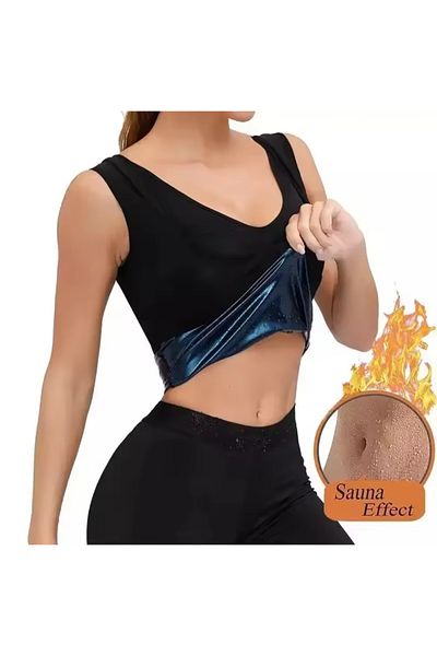 Ankaflex Waist Trainer Thermal Undershirt Polymer Workout Undershirt Size Lxl,2Xl