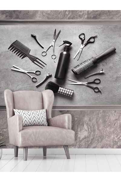 dreamwall 3 Boyutlu Kuaför Malzemeleri Desenli Isı Ve Ses Yalıtımlı Sağlıklı Tekstil Duvar Kağıdı