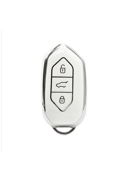 GMA KEYS Togg T10X Smart Nano Protection Key Lock - White/Silver/Silver High Quality