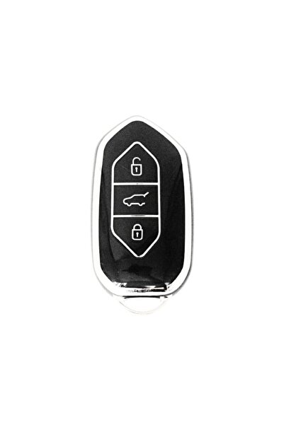GMA KEYS Togg T10x T10F 3 taste Smart Nano Protectie Husa pentru chei Negru A...