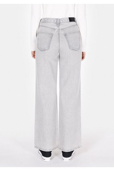 Colin's 970 Berry Regular Fit High Waist Wide Leg Women's Gray Jean Trousers