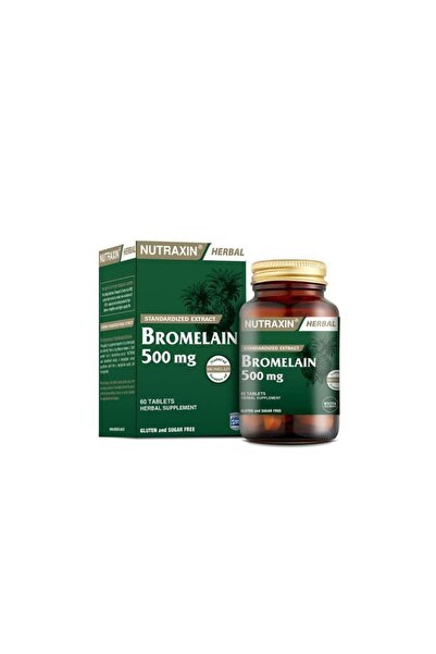 Nutraxin Bromelain 500 Mg Takviye Edici Gıda 60 Tablet