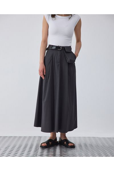 BEWS Wallet Gabardine Skirt