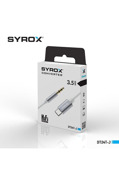 Syrox Dt24L-J Lightning to 3.5mm Jack Converter Converter