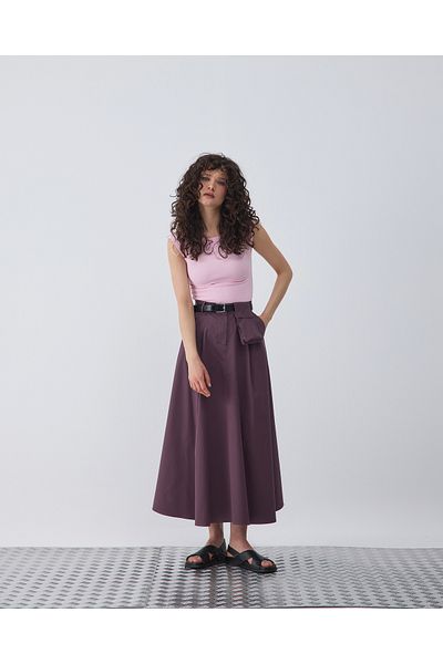 BEWS Wallet Gabardine Skirt