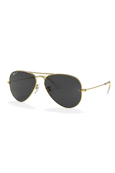 Ray-Ban Ray Ban Unisex Pilot Aviator Large Metal Sunglasses- Rb 3025 - Lense Size:58mm - Legend Gold