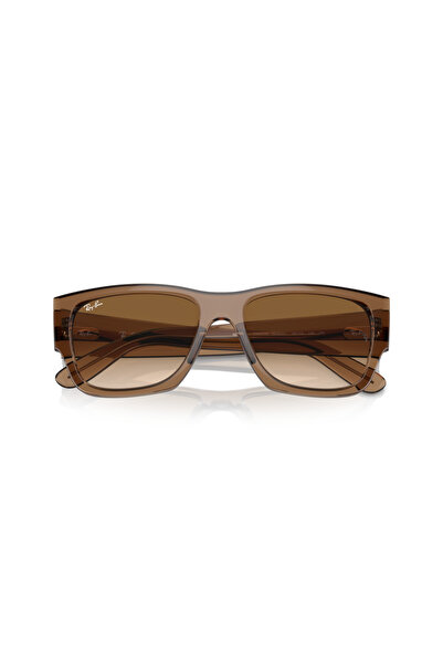 Ray-Ban Ray Ban Unisex Rectangle Carlos Sunglasses- Rb 0947s - Lense Size:56mm - Transparent Light Brown