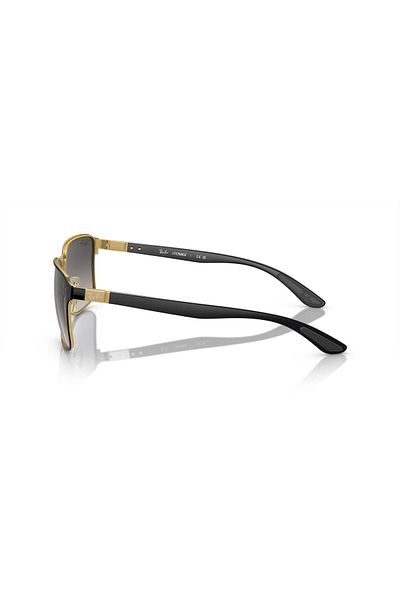 Ray-Ban نظارة شمسية راي بان مربعة للجنسين - Rb 3721 - مقاس العدسة: 59 مم - أسود على أريستا